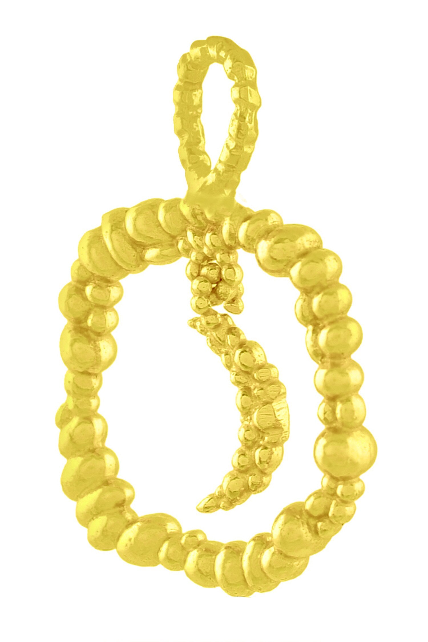 Granulated Moon Charm 