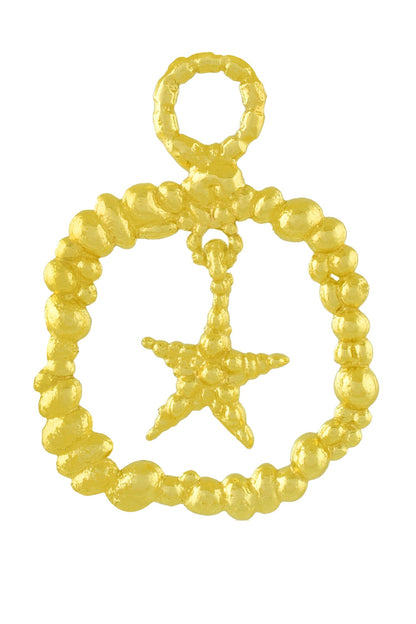 Granulated Star Charm 