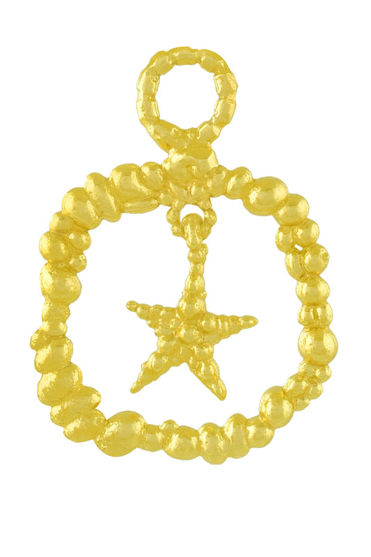 Granulated Star Charm 