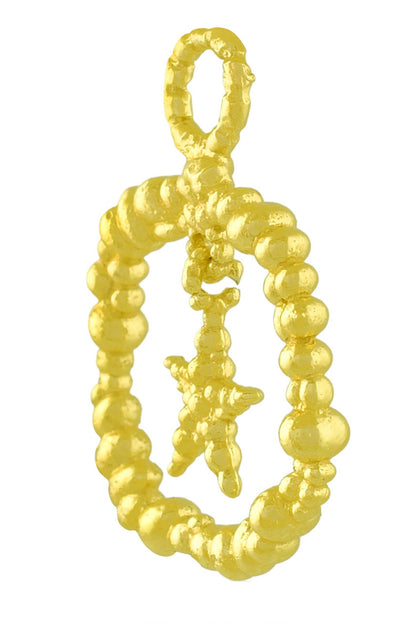 Granulated Star Charm 