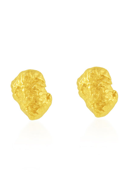 Nugget Textured Stud Earrings 