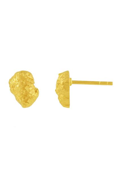 Nugget Textured Stud Earrings 