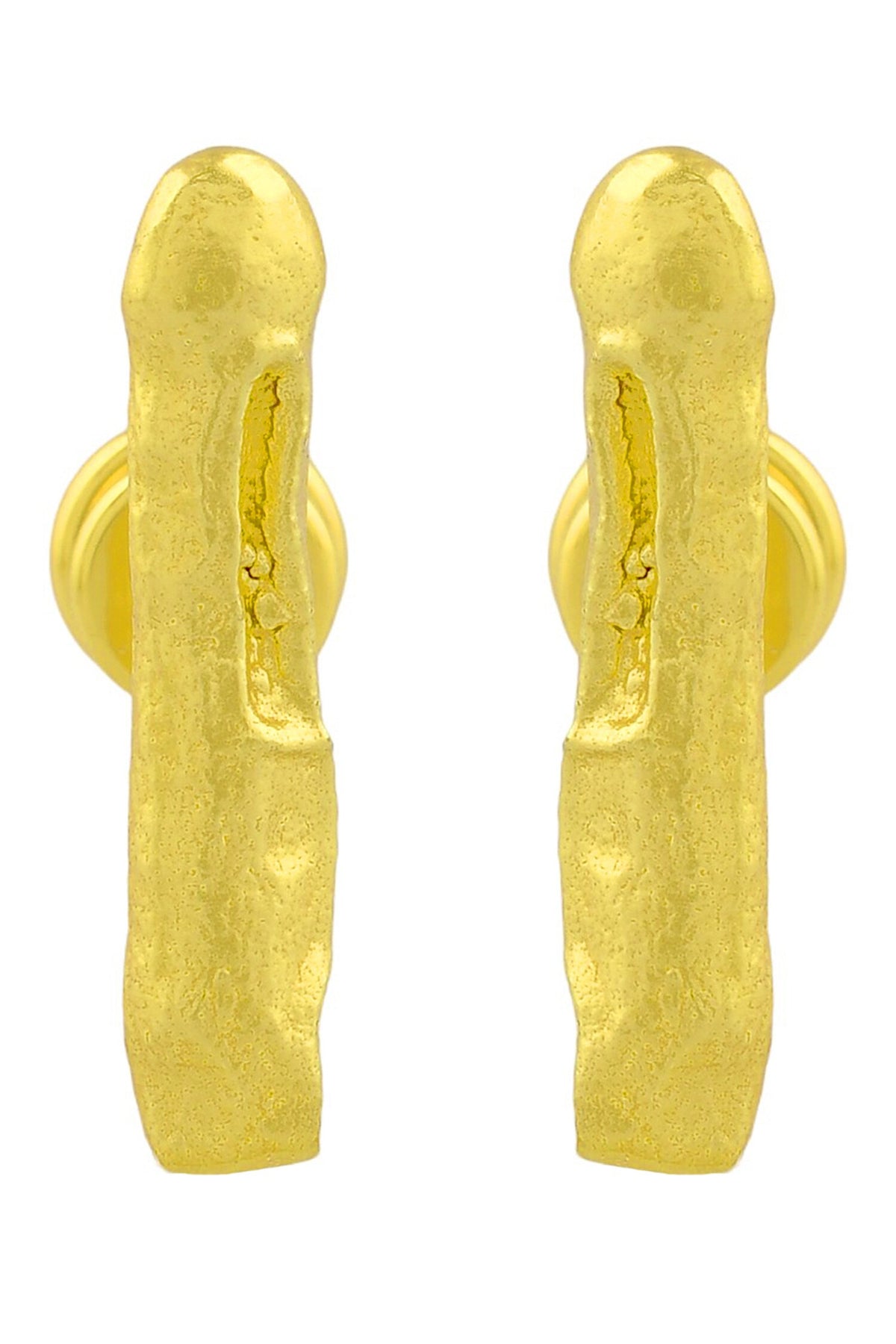 Cylindrical Bar Stud Earrings 