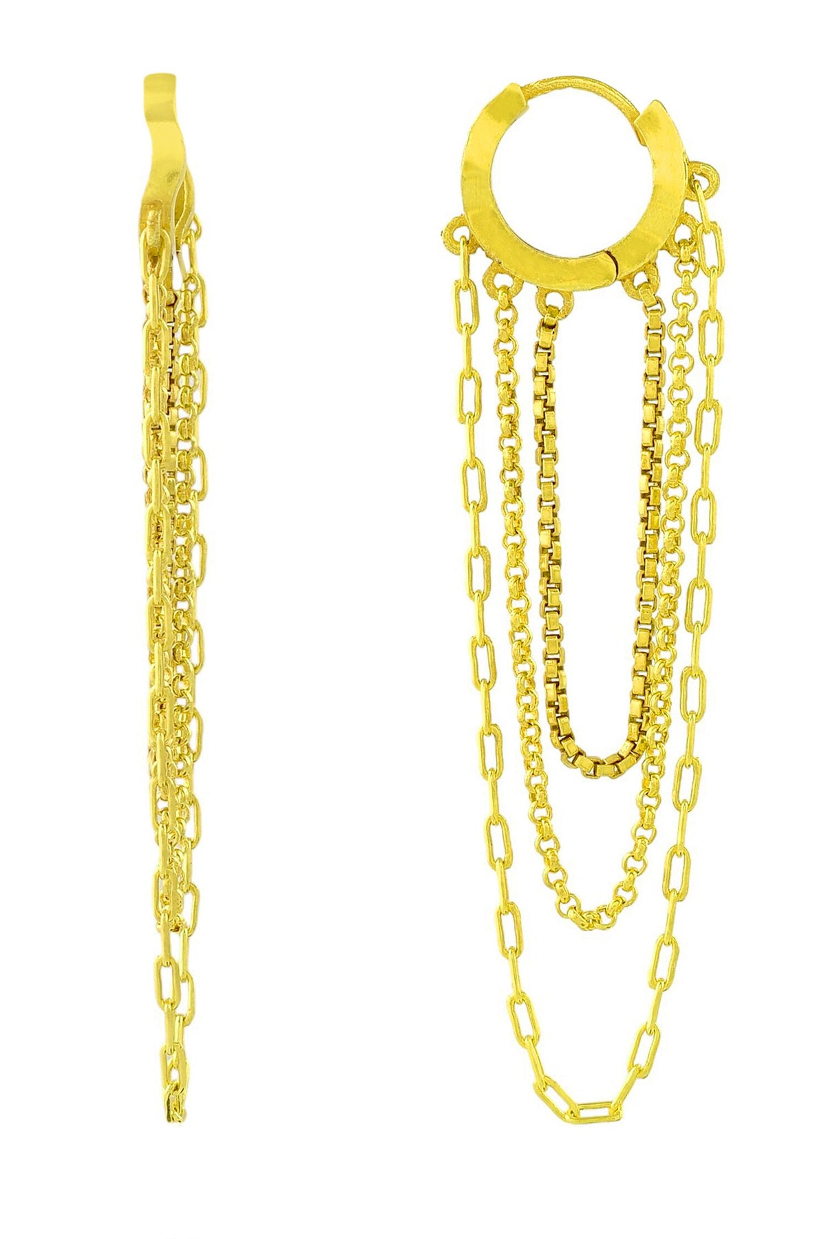 Multi Drop Chain Huggies 