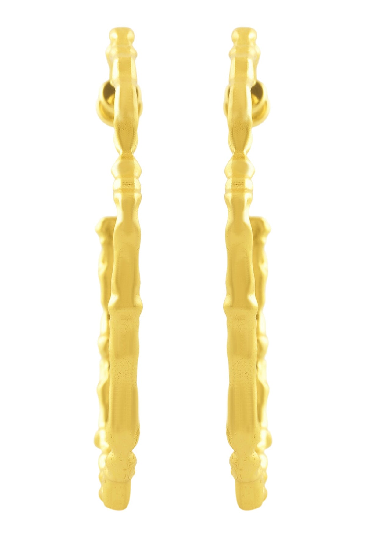 Melted Textured Hoops 