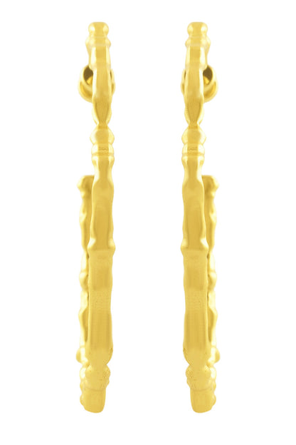 Melted Textured Hoops 