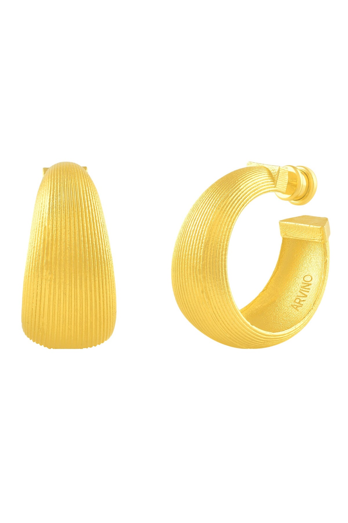 Pratapgari Striated Bold Hoops 