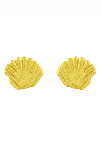 Sea Shell Large Stud Earrings 