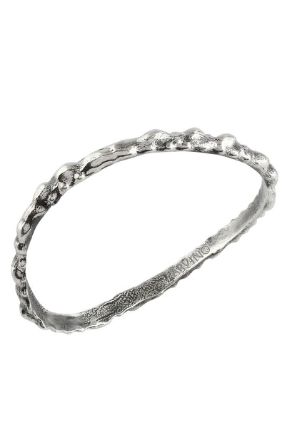 Oxidised Rowdy Textured Bangle 