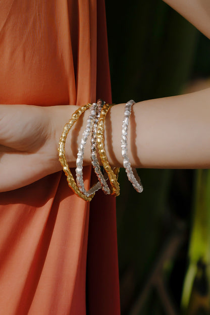 Textured Work Rowdy Bangle 