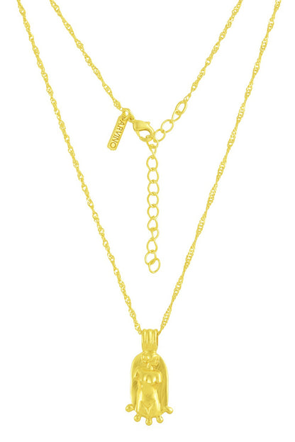 Body Charm Carved Pendant Necklace 