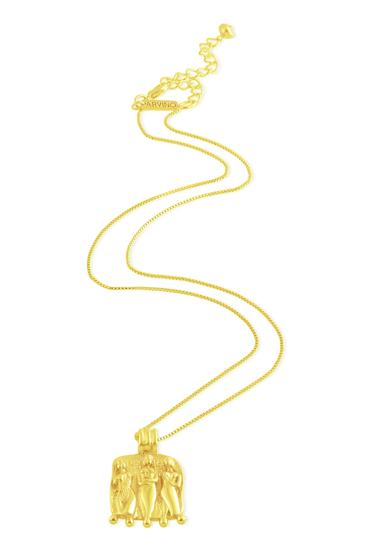 Goddess Carved Charm Necklace 