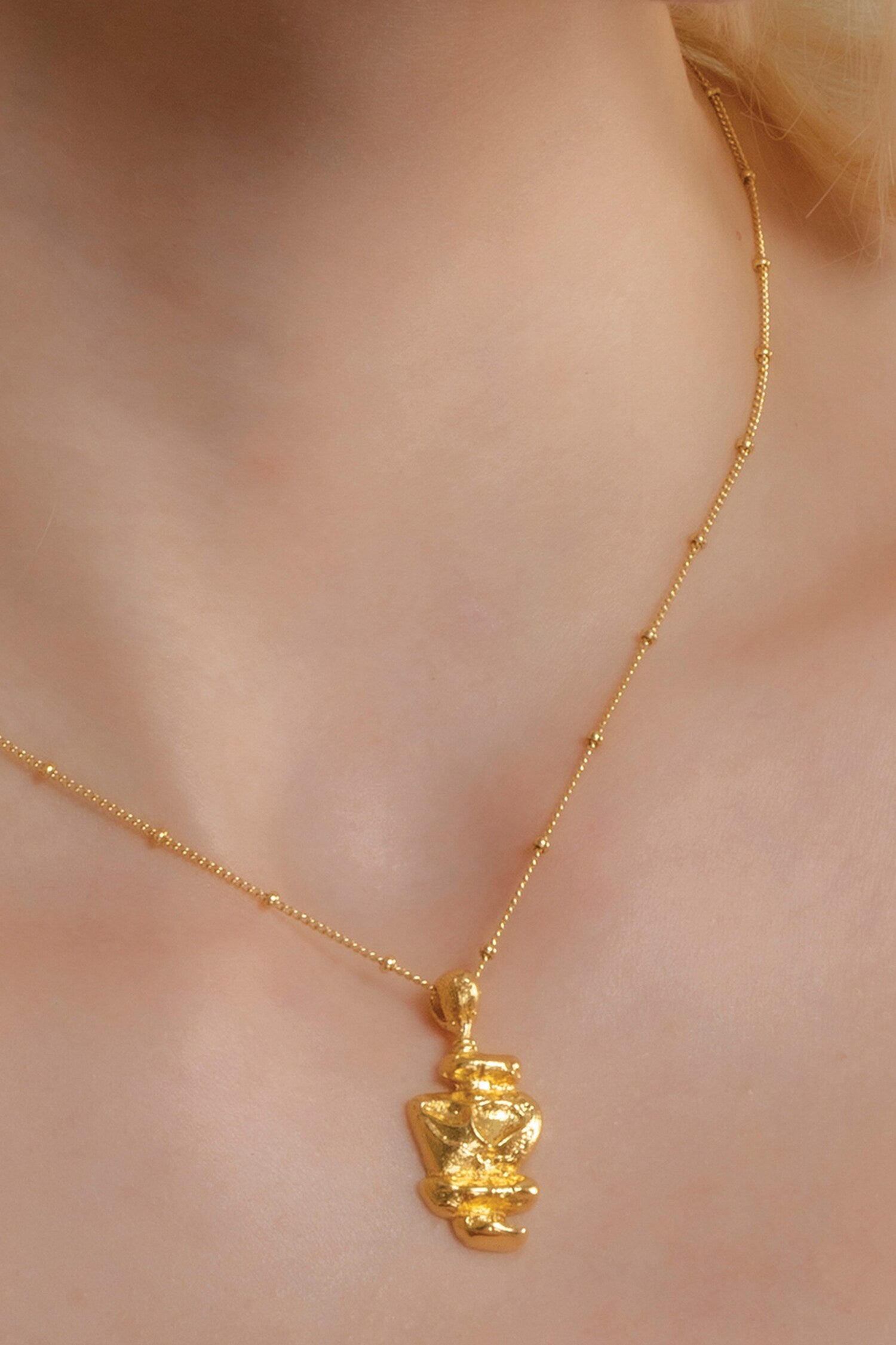 Patrimony Totem Carved Charm Necklace 