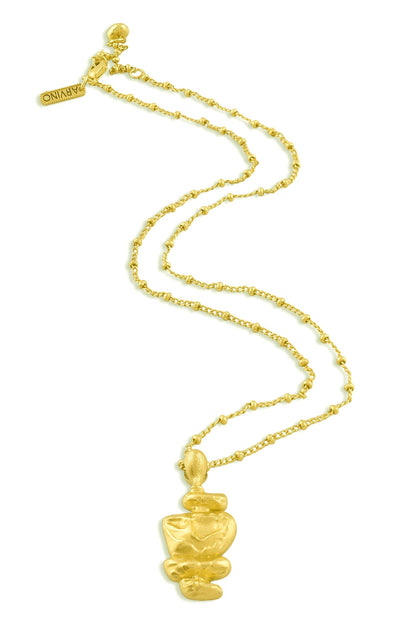 Patrimony Totem Carved Charm Necklace 