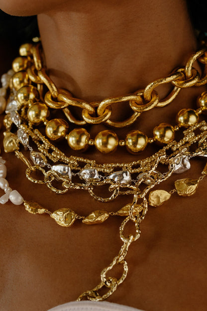 Spherical Statement Necklace 