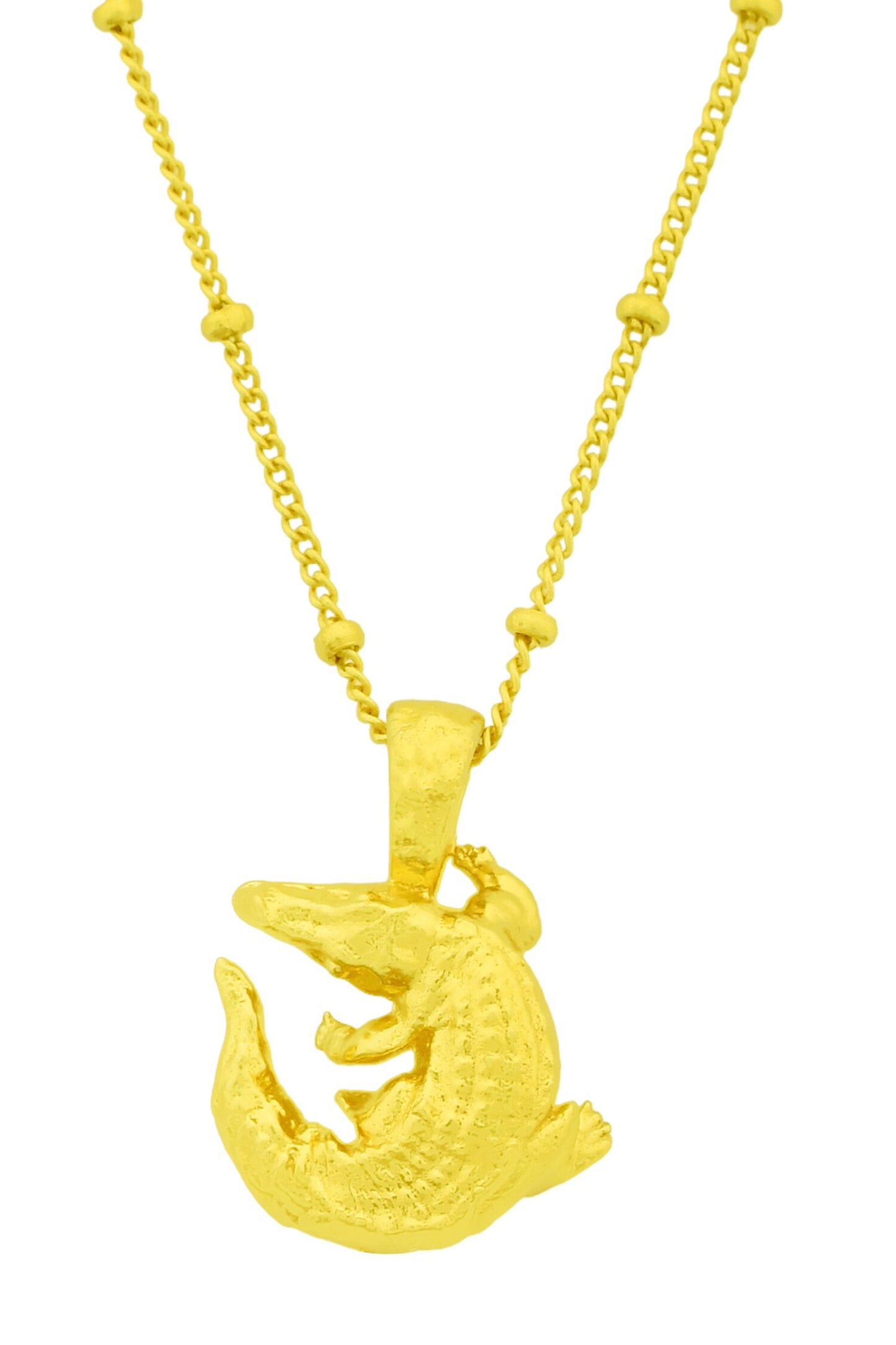 Croc Chain Cram Necklace 