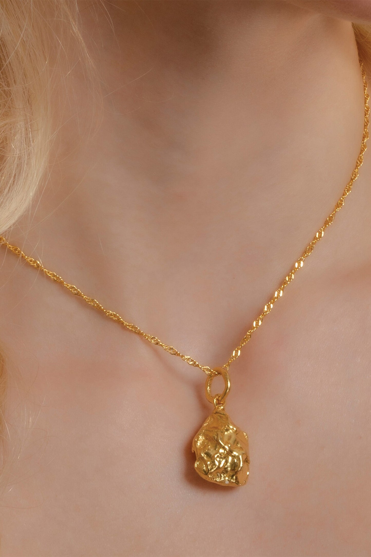 Nugget Charm Necklace 