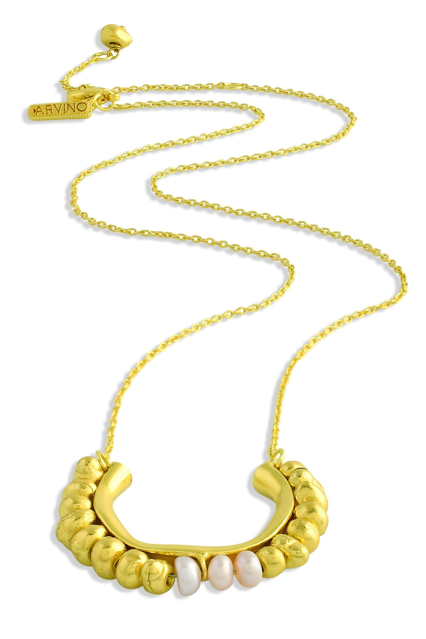 Pellet Pearl Necklace 