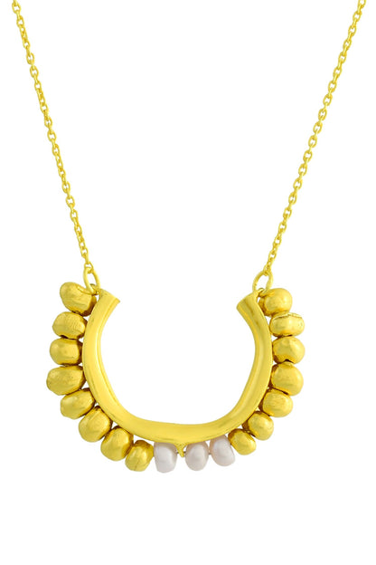 Pellet Pearl Necklace 