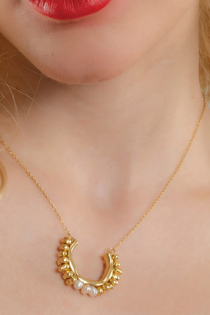Pellet Pearl Necklace 
