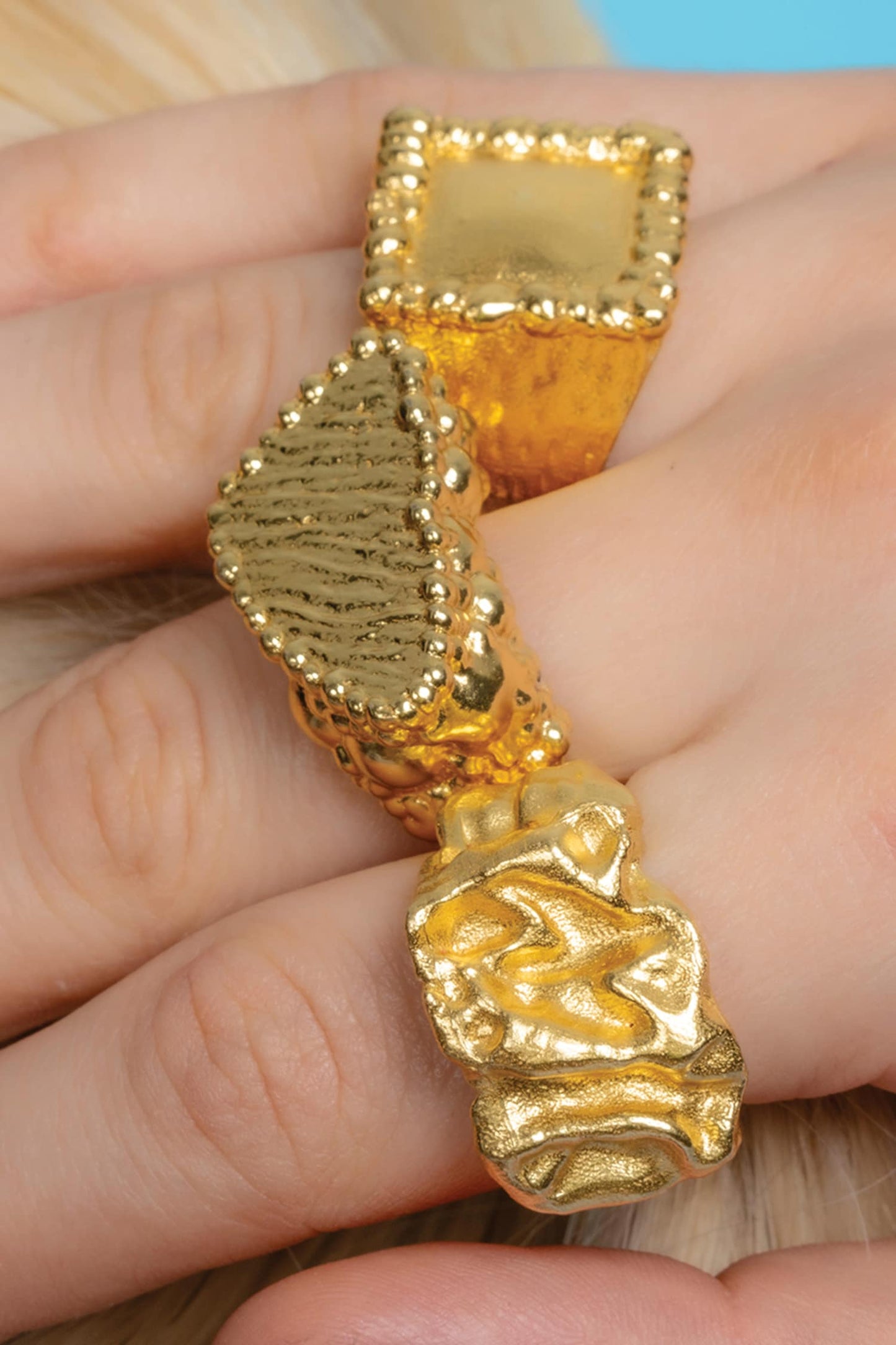 Chunky Molten Ring 