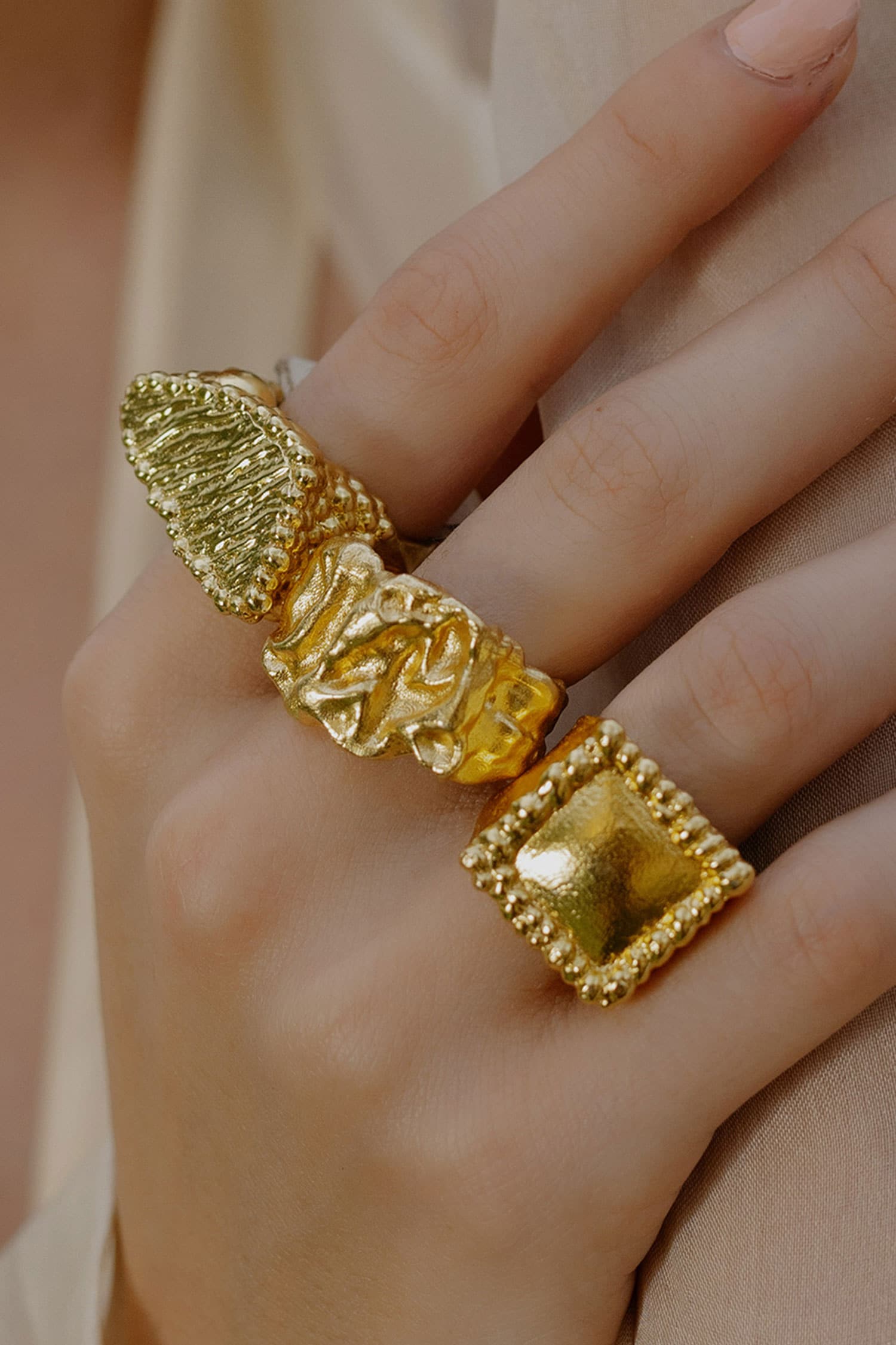 Chunky Molten Ring 