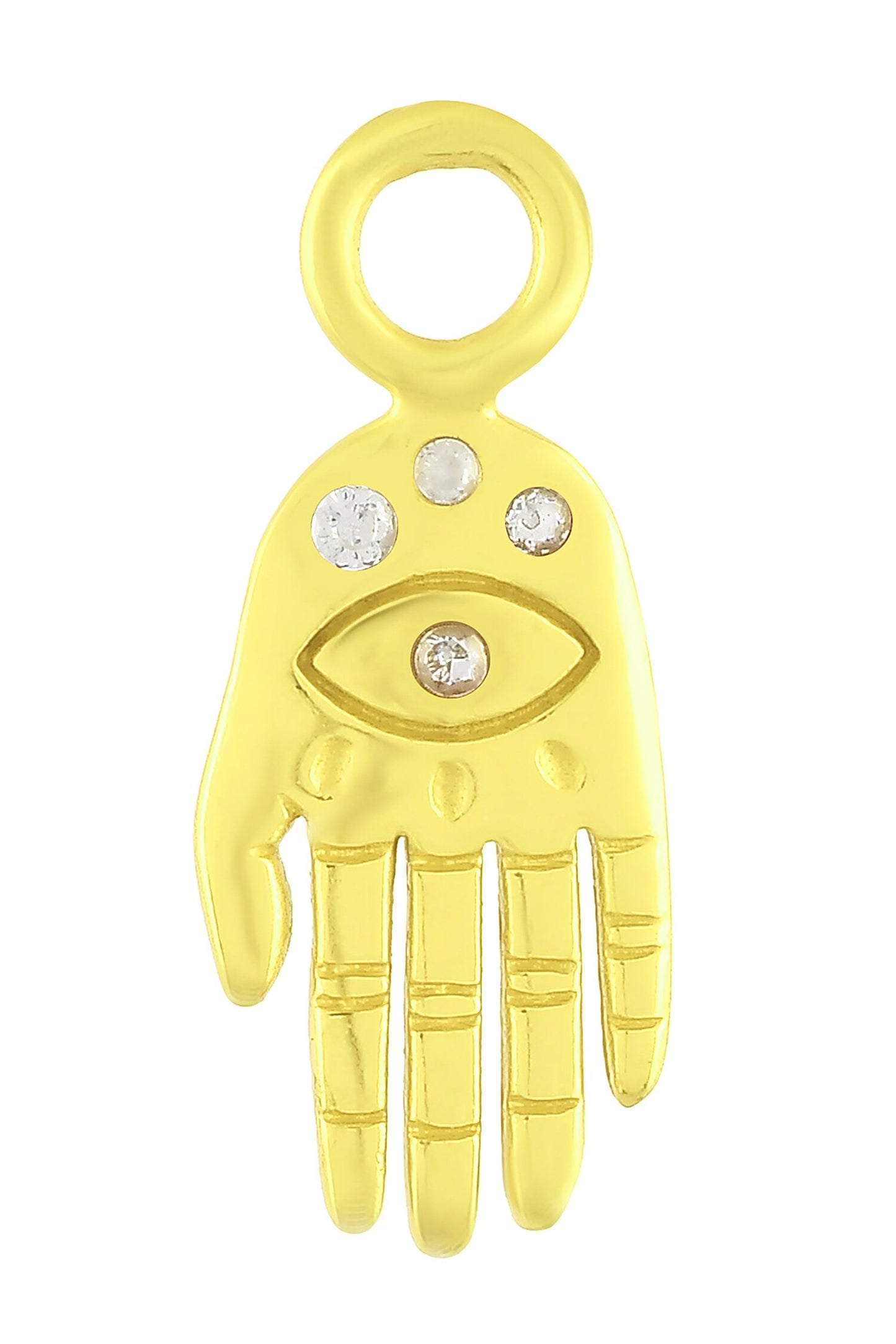 Hamsa Embellished Charms - Set of 2 