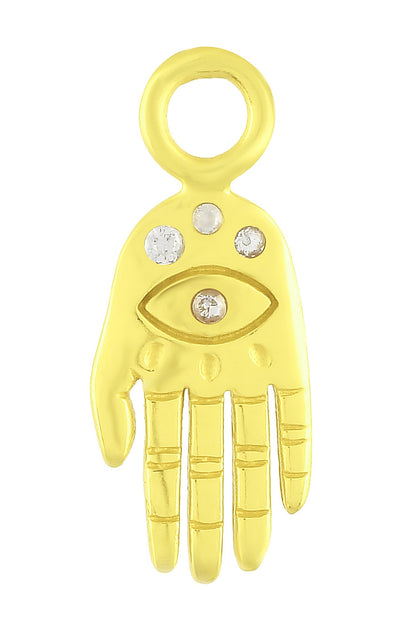 Hamsa Embellished Charms - Set of 2 