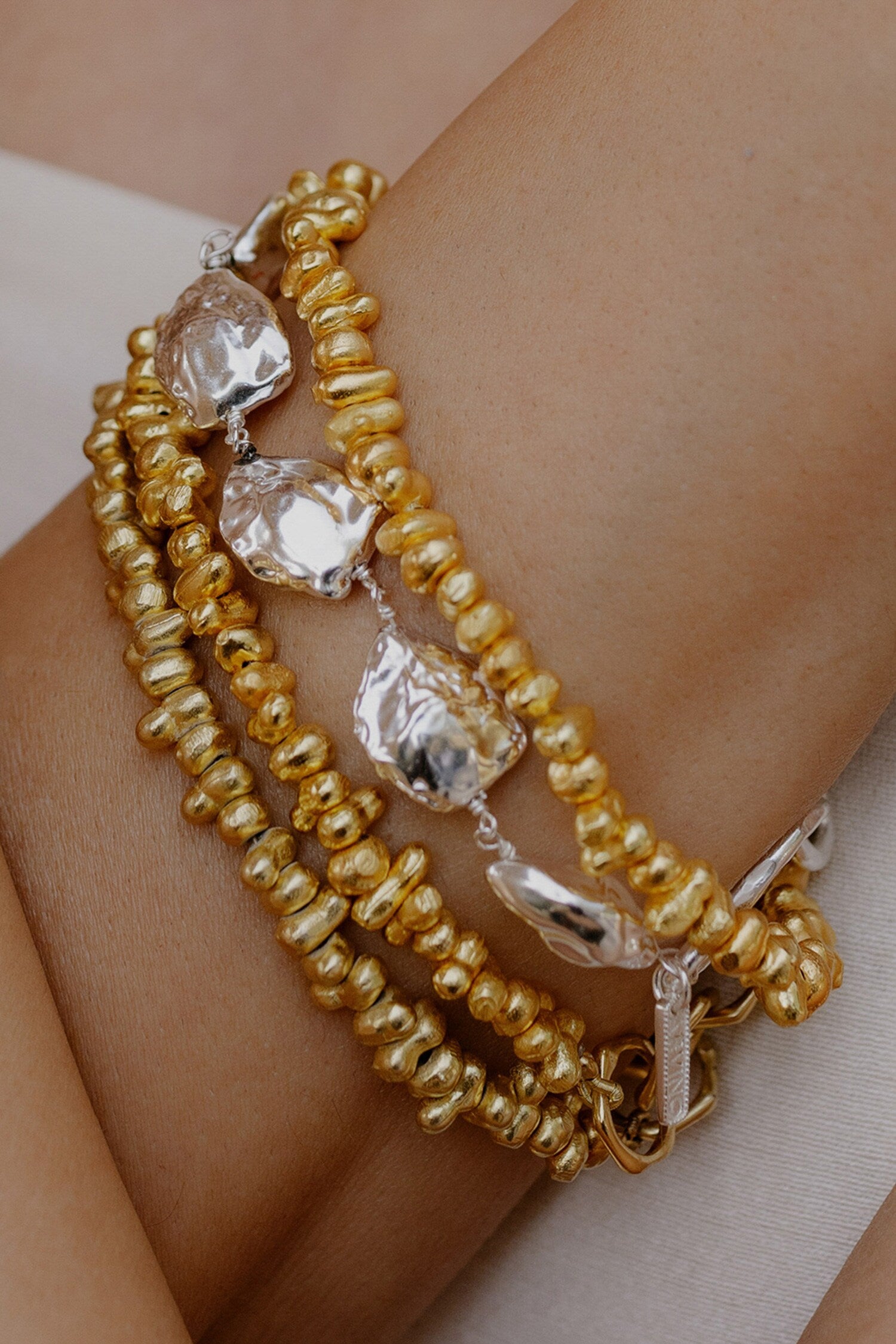 Molten Nugget Bracelet 