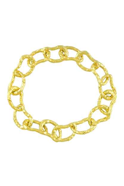 Textured Chain Link Bracelet 