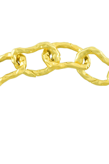 Textured Chain Link Bracelet 