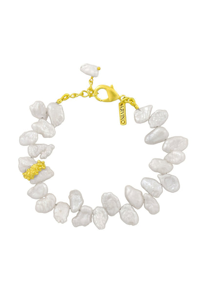 Pratapgari Melted Pearl Bracelet 