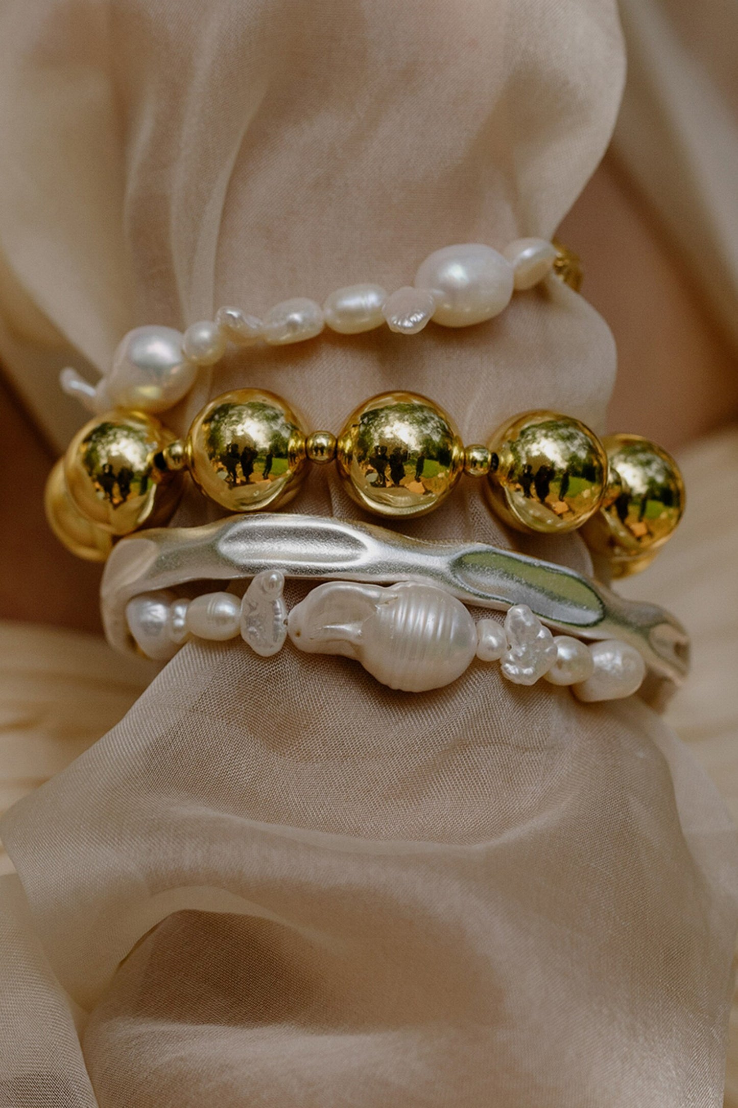 Spherical Statement Bracelet 