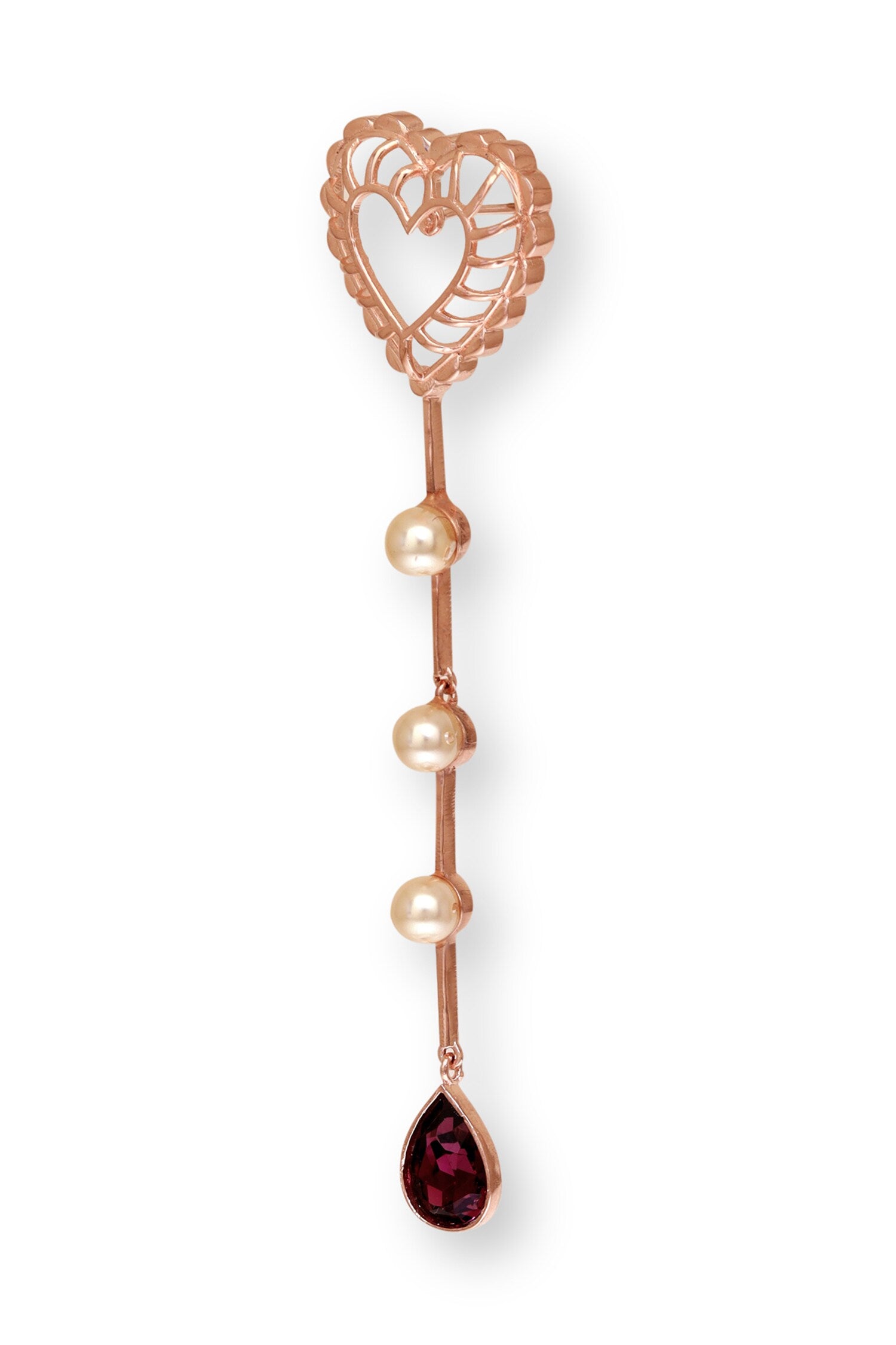 Sweet Serenade Swarovski Embellished Cutwork Earrings 