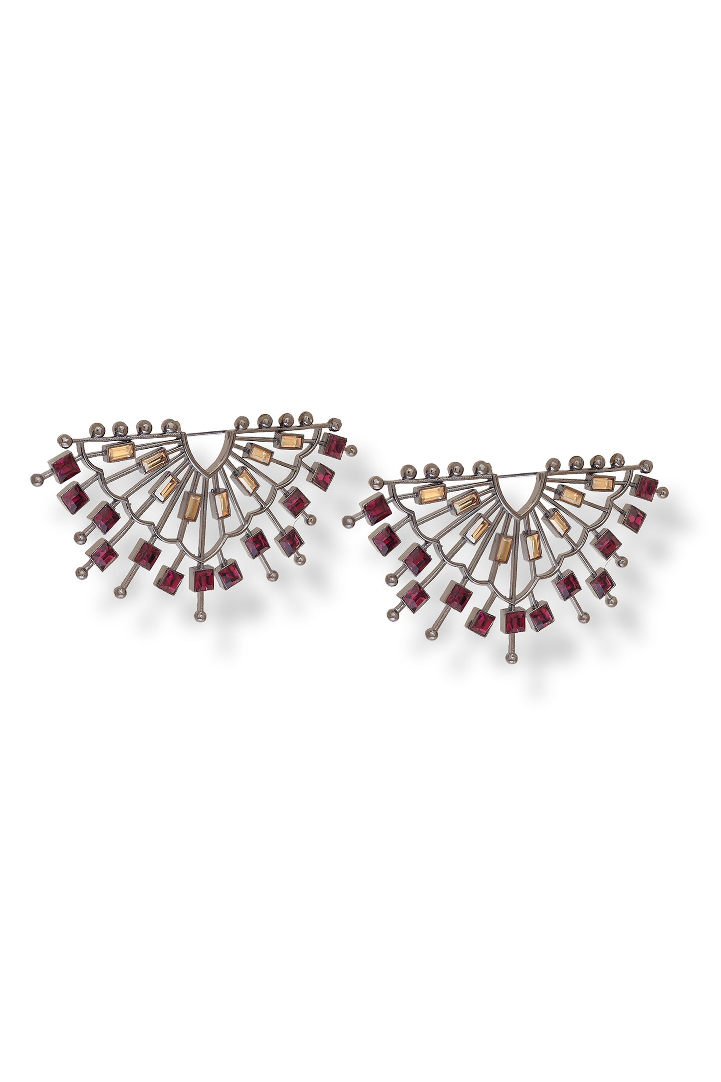 Cosmic Cadence Crystal Embellished Earrings 