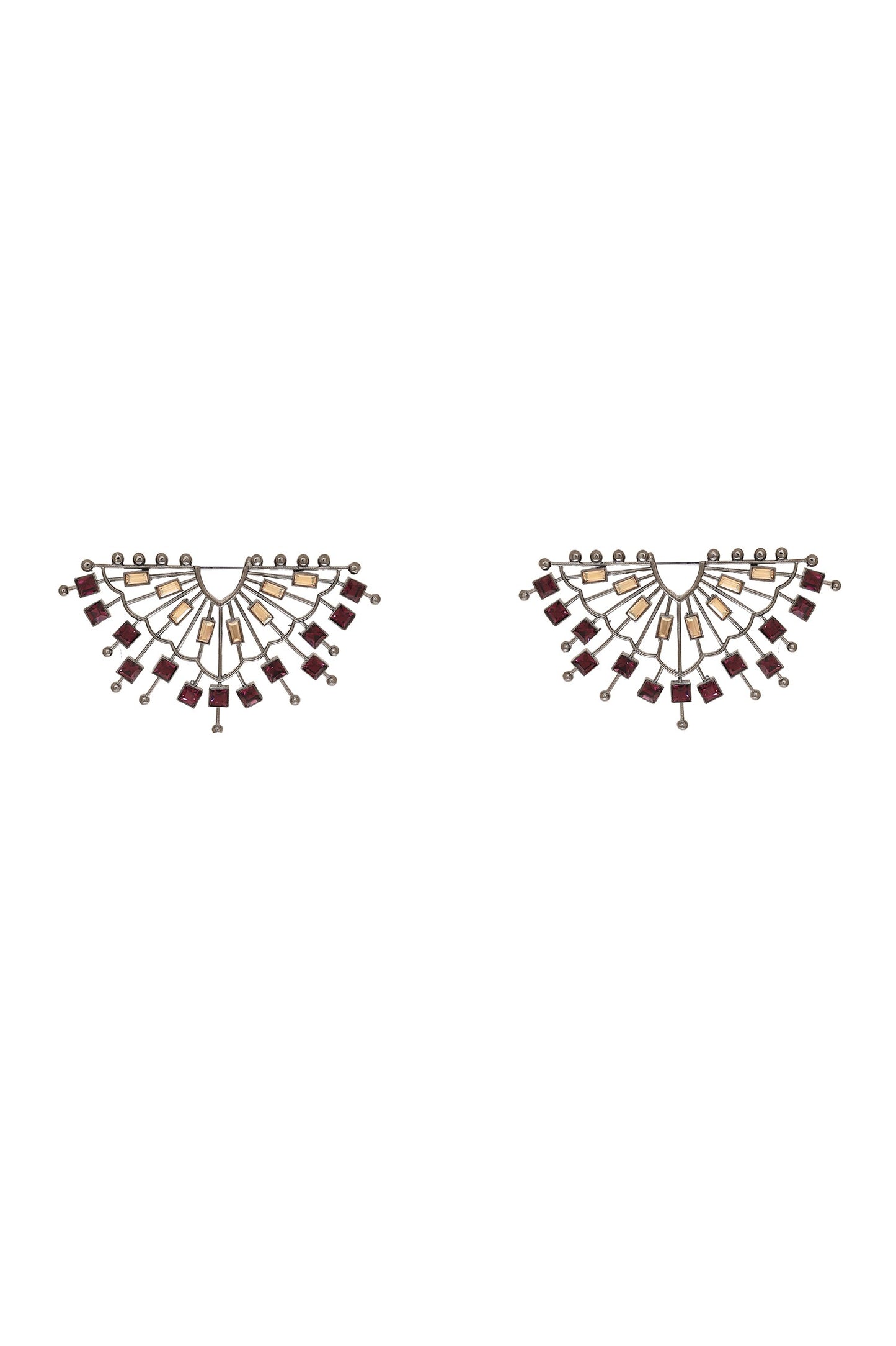 Cosmic Cadence Crystal Embellished Earrings 