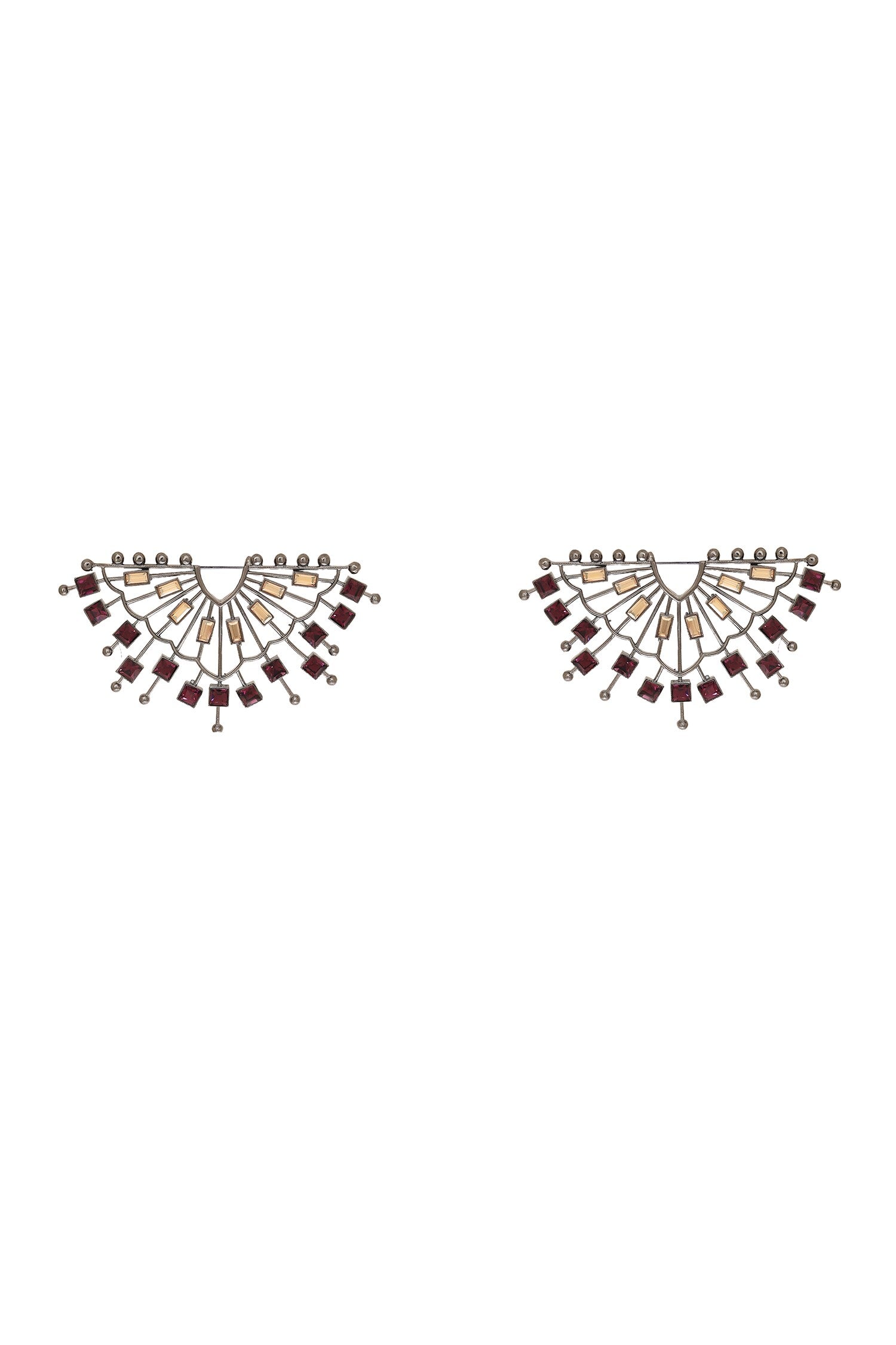 Cosmic Cadence Crystal Embellished Earrings 