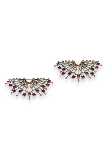 Cosmic Cadence Crystal Embellished Earrings 