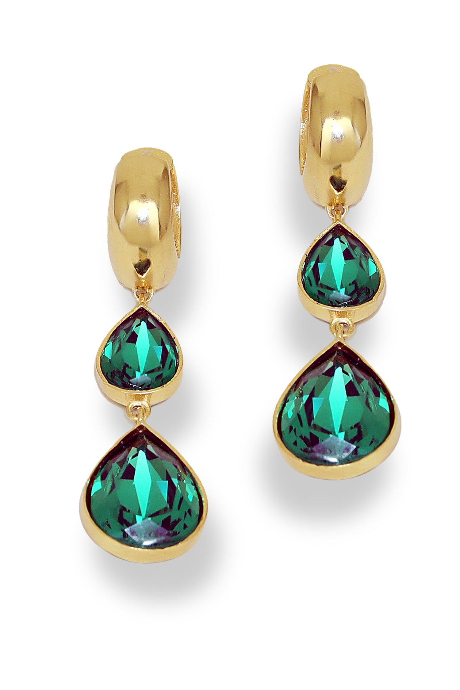 Forever Yours Tear Drop Carved Earrings 