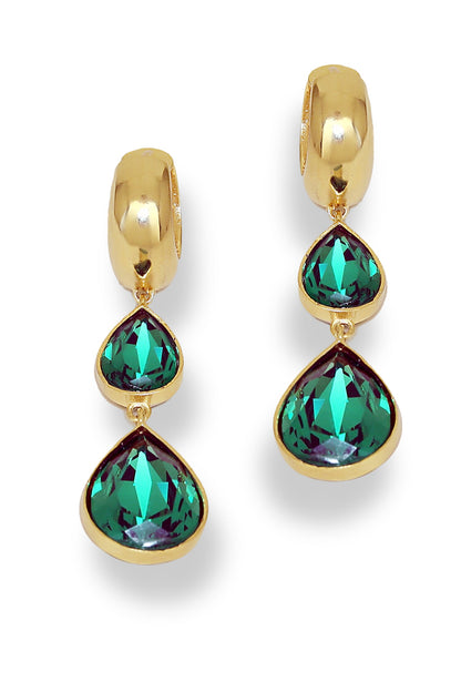 Forever Yours Tear Drop Carved Earrings 