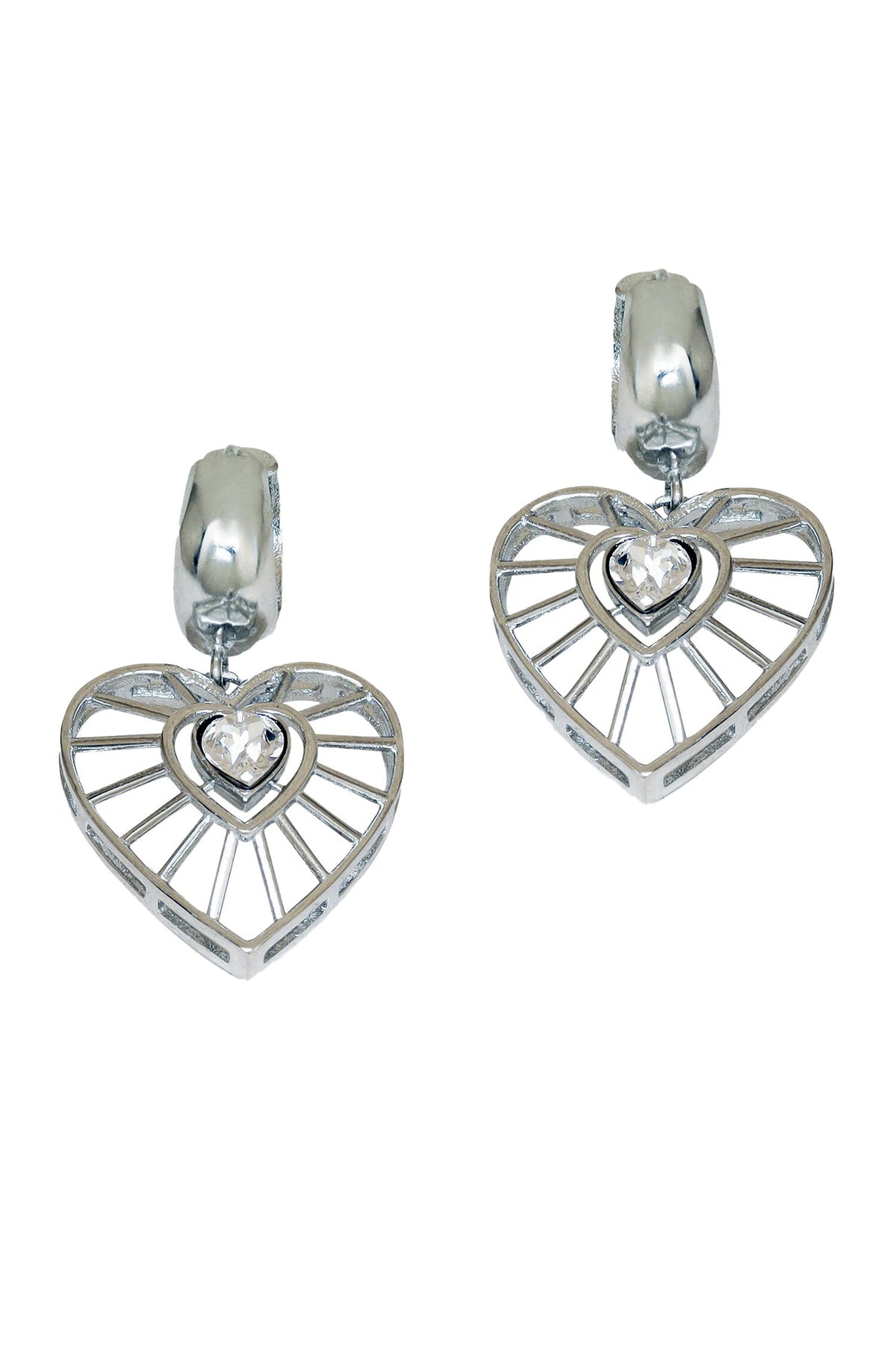 Darling Dream Swarovski Embellished Cutwork Earrings 