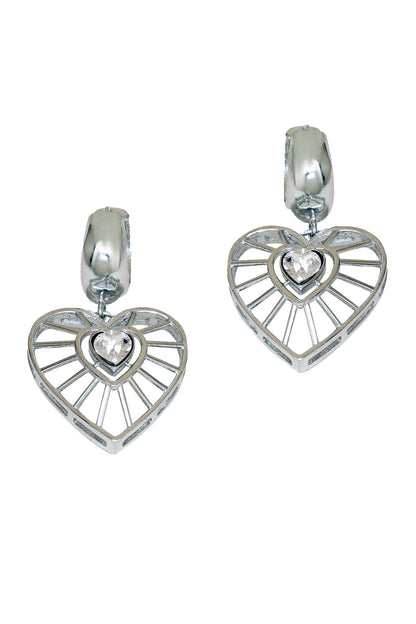 Darling Dream Swarovski Embellished Cutwork Earrings 