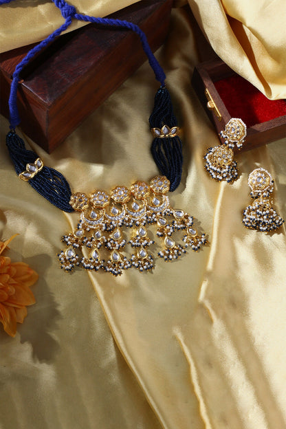 Padma Noor Kundan Necklace Set 
