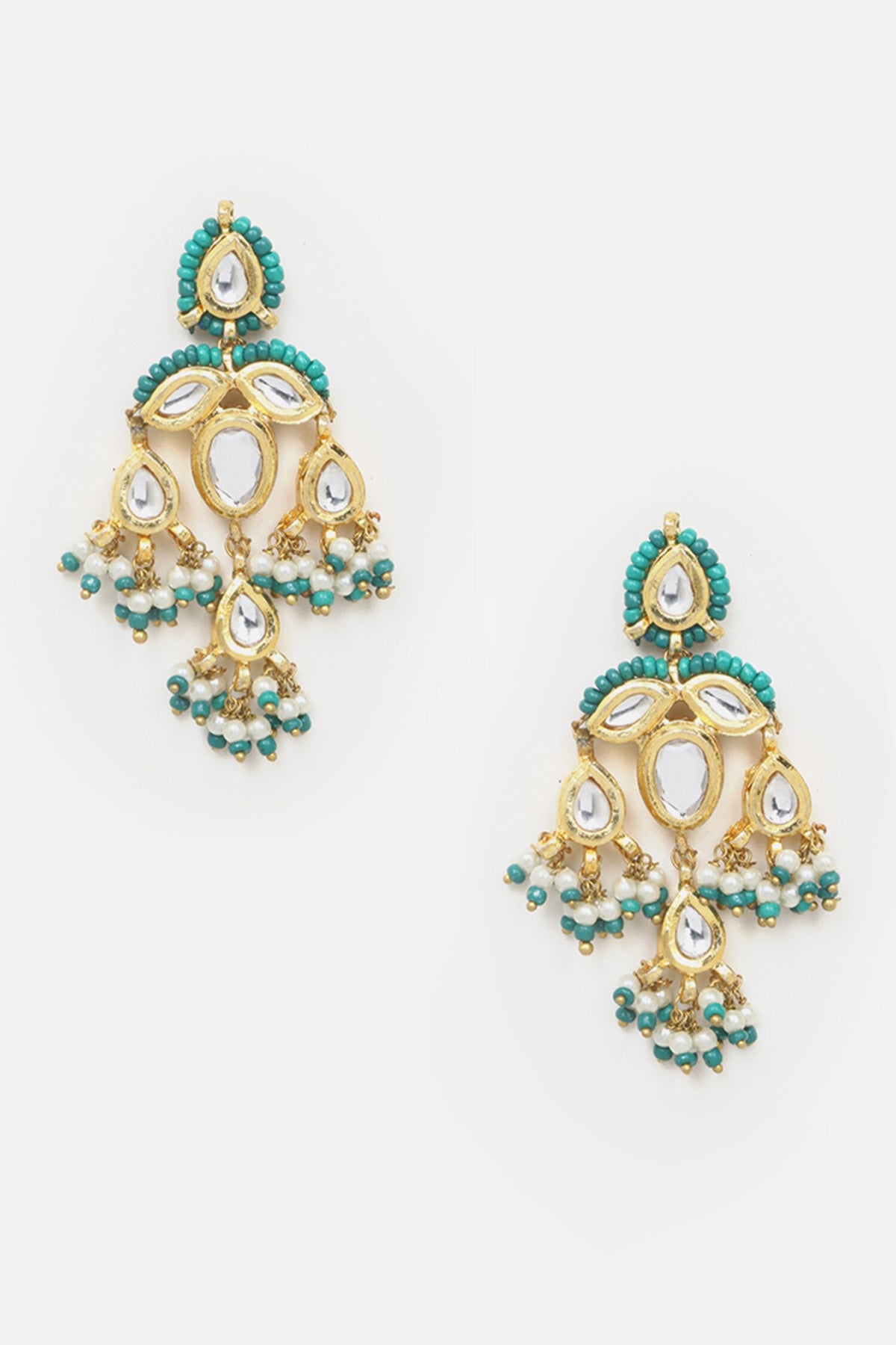 Phool Bahar Kundan Embellished Necklace Set 