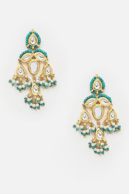 Phool Bahar Kundan Embellished Necklace Set 