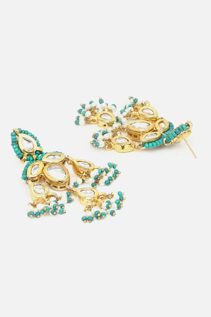 Phool Bahar Kundan Embellished Necklace Set 