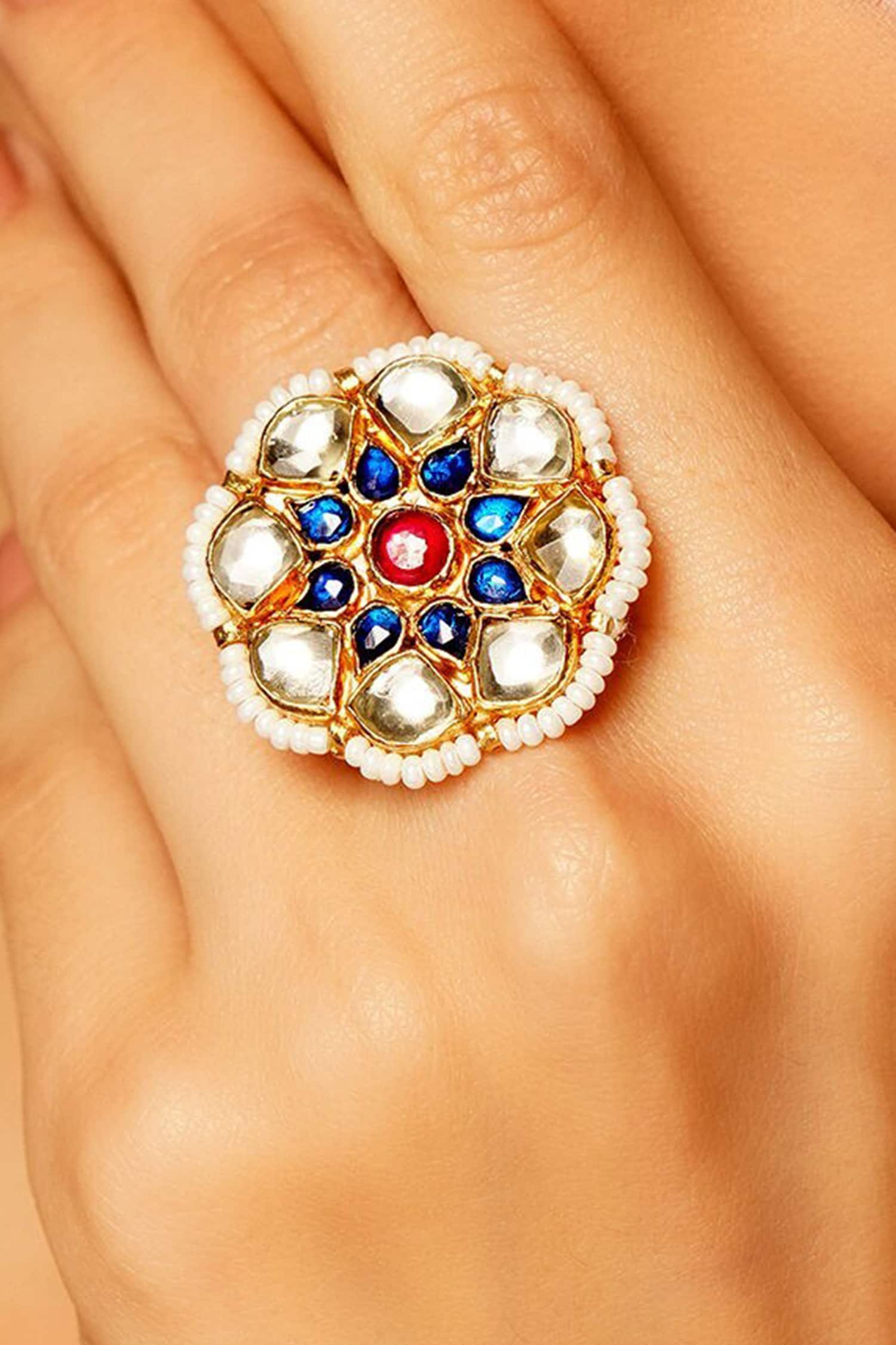 Floral Carved Ring 