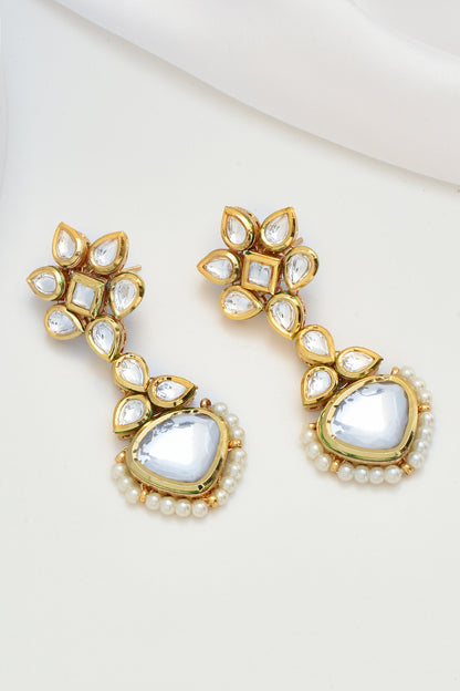 Kundan Embellished Dangler Earrings 