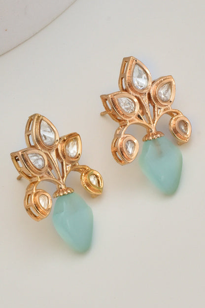 Tear Drop Carved Studs 