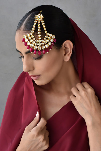 Kundan Beaded Passa 